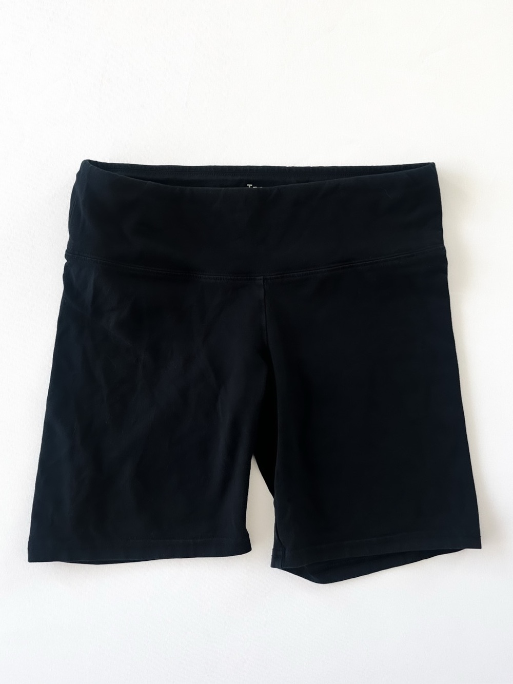 Aritzia Tna Black Cotton Biker Shorts High Rise XS